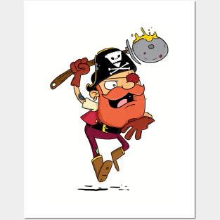 Pizza Pirate - Snack Attack Posters and Art